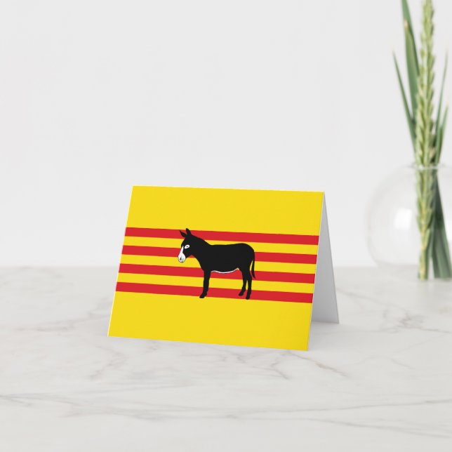 Tarjeta De Agradecimiento Senyera catalán (Anverso)