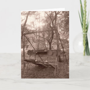 Tarjeta de agradecimiento "Sepia Boatlift"