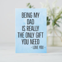 Ser Mi Papá Es Realmente El Único Regalo Que Neces