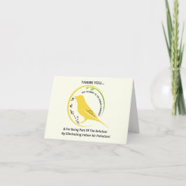 Tarjeta De Agradecimiento Ser parte de la solución