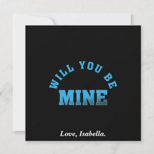 Tarjeta De Agradecimiento Serás Mi Valentín