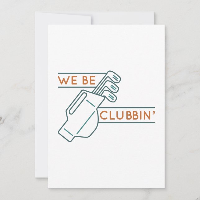 Tarjeta De Agradecimiento Seremos Clubbin" (Anverso)