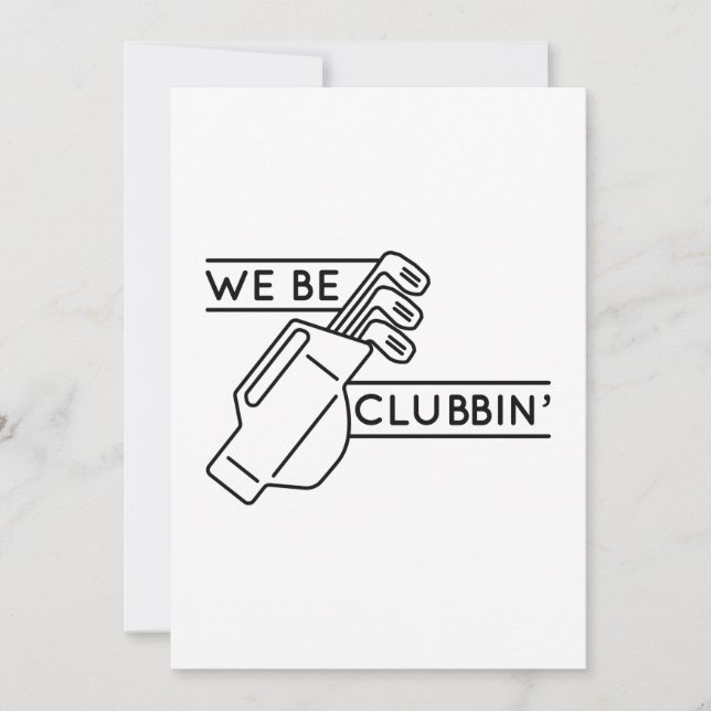 Tarjeta De Agradecimiento Seremos Clubbin" (Anverso)