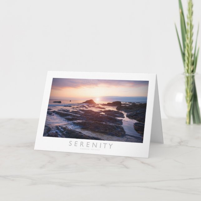 Tarjeta De Agradecimiento Serenidad (Anverso)