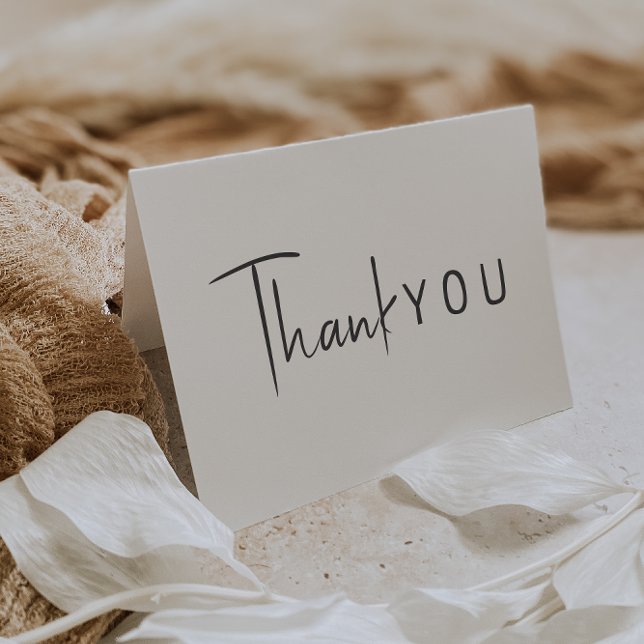 Tarjeta De Agradecimiento Sexo minimalista Neutral Doble Cumpleaños (Subido por el creador)