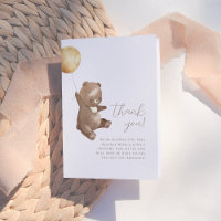 Sexo neutro Baby Shower de Teddy Bear Balloon