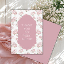 Shabby Floral Rosa por Chic Vintage