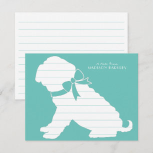 Tarjeta De Agradecimiento Shar Pei Dog Puppy