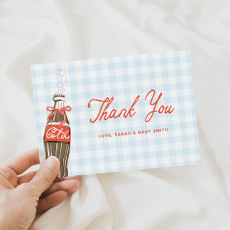 Tarjeta De Agradecimiento She's Ready To Pop Baby Shower Thank You Card