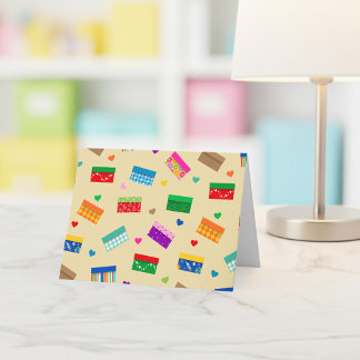 Tarjeta de agradecimiento Shoebox Love - Khaki