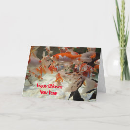 Tarjeta De Agradecimiento Shubunkin y goldfish común