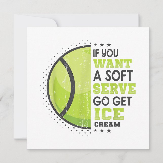 Tarjeta De Agradecimiento Si Quieres Un Servicio Suave Ve A Comprar Helado D (Anverso)