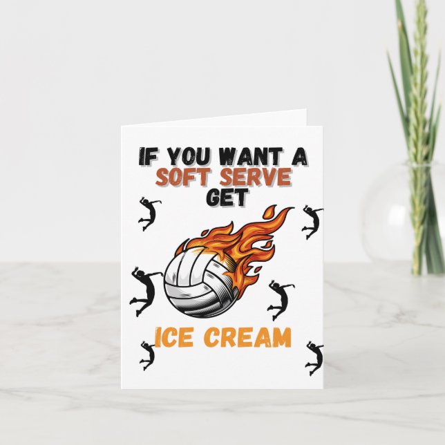 Tarjeta De Agradecimiento si quieres un suavizado, obtén helado (Anverso)