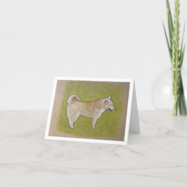 Tarjeta De Agradecimiento Siberian Huskie