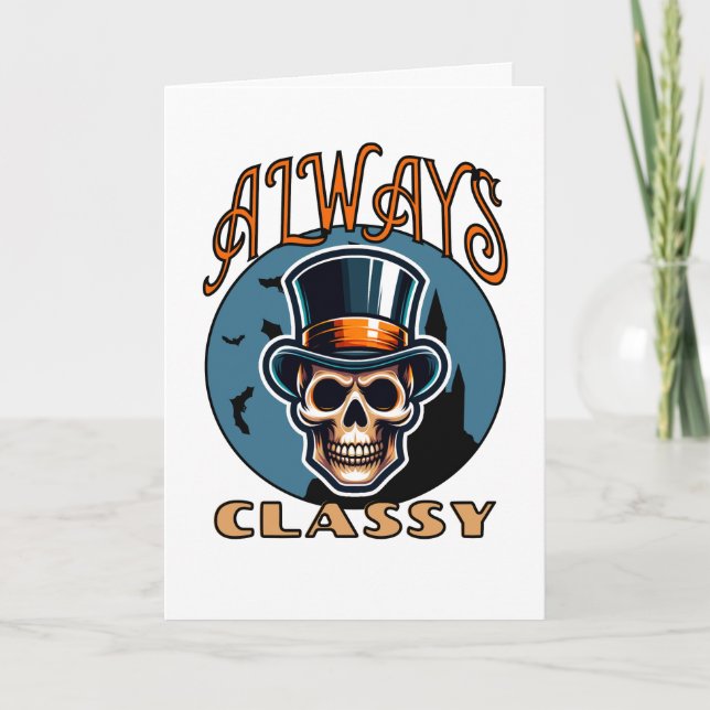 Tarjeta De Agradecimiento Siempre con clase (Anverso)