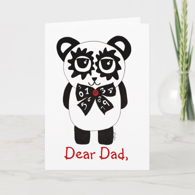 Tarjeta De Agradecimiento Siempre puedes contar conmigo - Día del Padre (Anverso)