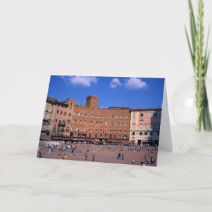 Tarjeta De Agradecimiento Siena Toscana Italia
