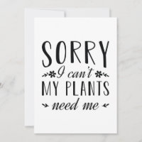 Siento no poder que mis plantas me necesiten