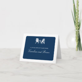 Tarjeta De Agradecimiento Sillas Adirondack Gracias