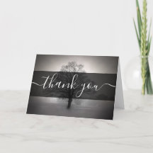 Silueta de árbol personalizada en blanco y negro y