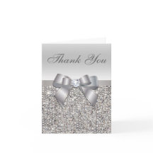 Silver Sequins, Bow y Diamond Gracias
