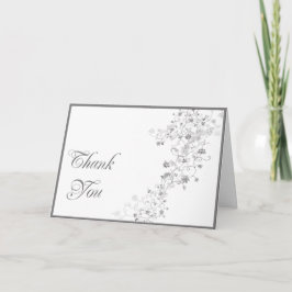 Tarjeta de agradecimiento Silver Vines