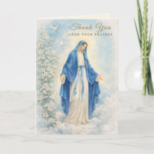 Tarjeta De Agradecimiento Simpatía Católica Gratitud Nuestra Señora de la Gr