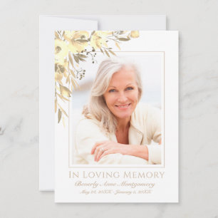 Tarjeta De Agradecimiento Simpatía Elegante Cartucho de foto floral de rosa 