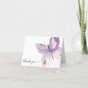 Tarjeta De Agradecimiento Simpatía funeraria Mariposa Foto