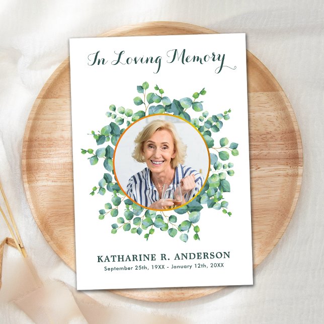 Tarjeta De Agradecimiento Simpatía por la fotografía conmemorativa del funer (Subido por el creador)