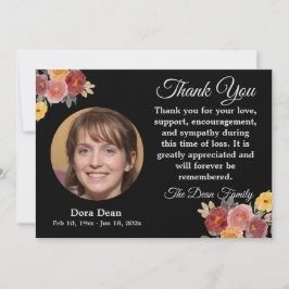 Tarjeta De Agradecimiento Simpatizantes Recuerdos Funerales Recubrimiento de