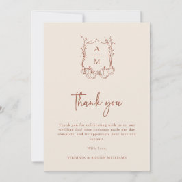 Tarjeta de agradecimiento simple