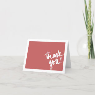 Tarjeta De Agradecimiento Simple Box Thank You Card