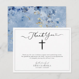 Tarjeta de agradecimiento simple de la solidaridad