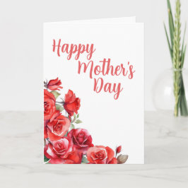 Tarjeta De Agradecimiento Simple - Día de la Madre