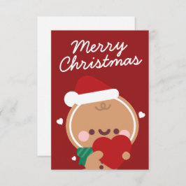 Tarjeta De Agradecimiento Simple Diversión pura Feliz Navidad