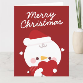 Tarjeta De Agradecimiento Simple Diversión pura Feliz Navidad