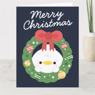Tarjeta De Agradecimiento Simple Diversión pura Feliz Navidad