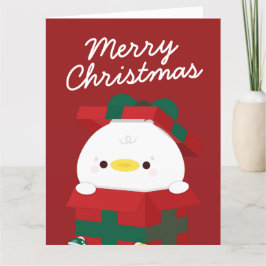 Tarjeta De Agradecimiento Simple Diversión pura Feliz Navidad