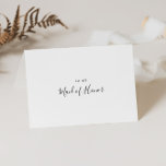 Tarjeta De Agradecimiento Simple fiesta Minimalista de novias gracias<br><div class="desc">Esta simple tarjeta de agradecimiento de la fiesta de novias minimalista es perfecta para un boda moderno. El diseño,  sencillo y elegante,  presenta una tipografía de escritura clásica y elegante en blanco y negro.</div>