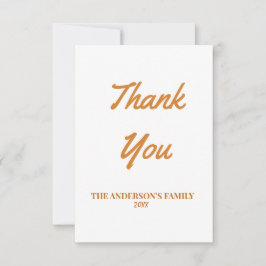 tarjeta de agradecimiento simple minimalista añade