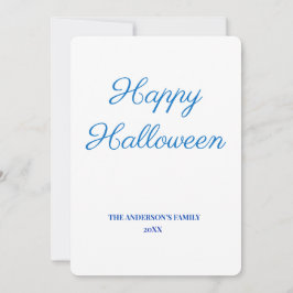 Tarjeta De Agradecimiento simple mínimo añadir el texto halloween