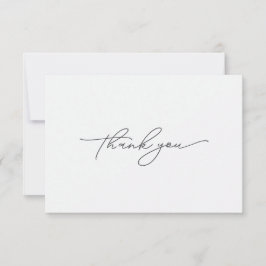Tarjeta de agradecimiento simple moderna y elegant