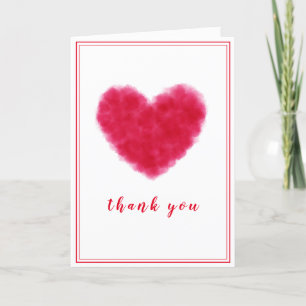 Tarjeta De Agradecimiento Simple Spopular Frame Valentine Baby Shower