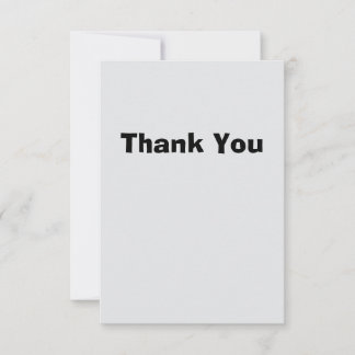 Tarjeta De Agradecimiento Simple Thank You Card