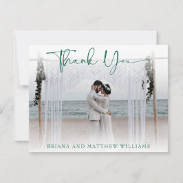 Tarjeta de agradecimiento simple y moderno para Bo