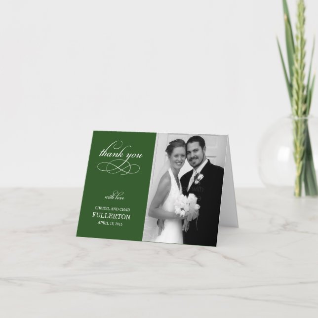 Tarjeta de agradecimiento simplemente bonita (Anverso)