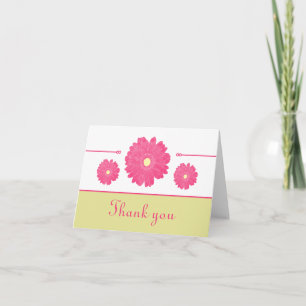 Tarjeta de agradecimiento Simply Elegant Gerbera D