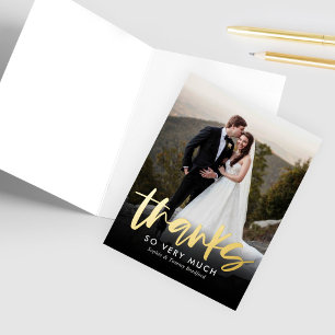 Tarjeta de agradecimiento sincero a RELIEVE METALI