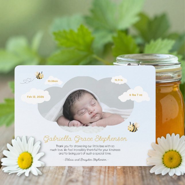 Tarjeta De Agradecimiento Sip and See Our Babee  (Subido por el creador)